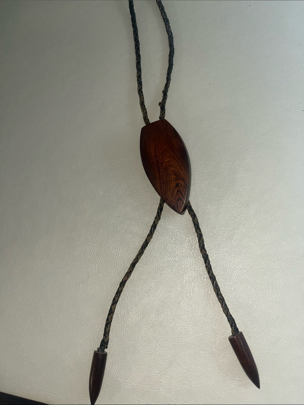 Handcrafted Brown Bolo Wood Multistrand Necklace